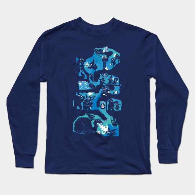 Dungeon Crawlers Long Sleeve T-Shirt by Queenmob